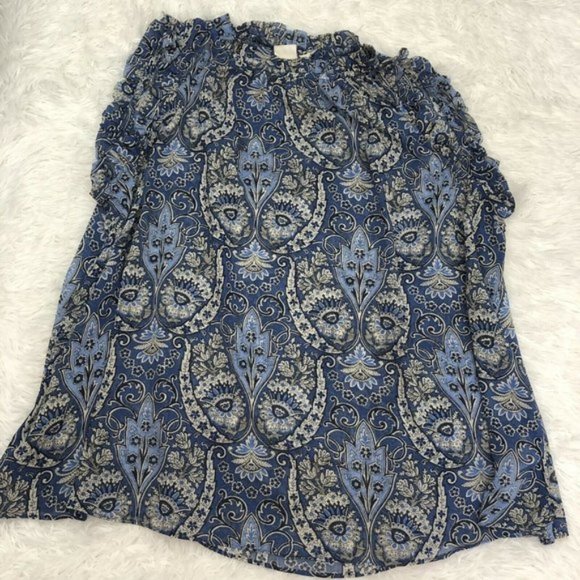 GAP Tops - GAP Women's Size XSP Petite Blouse Paisley Print
